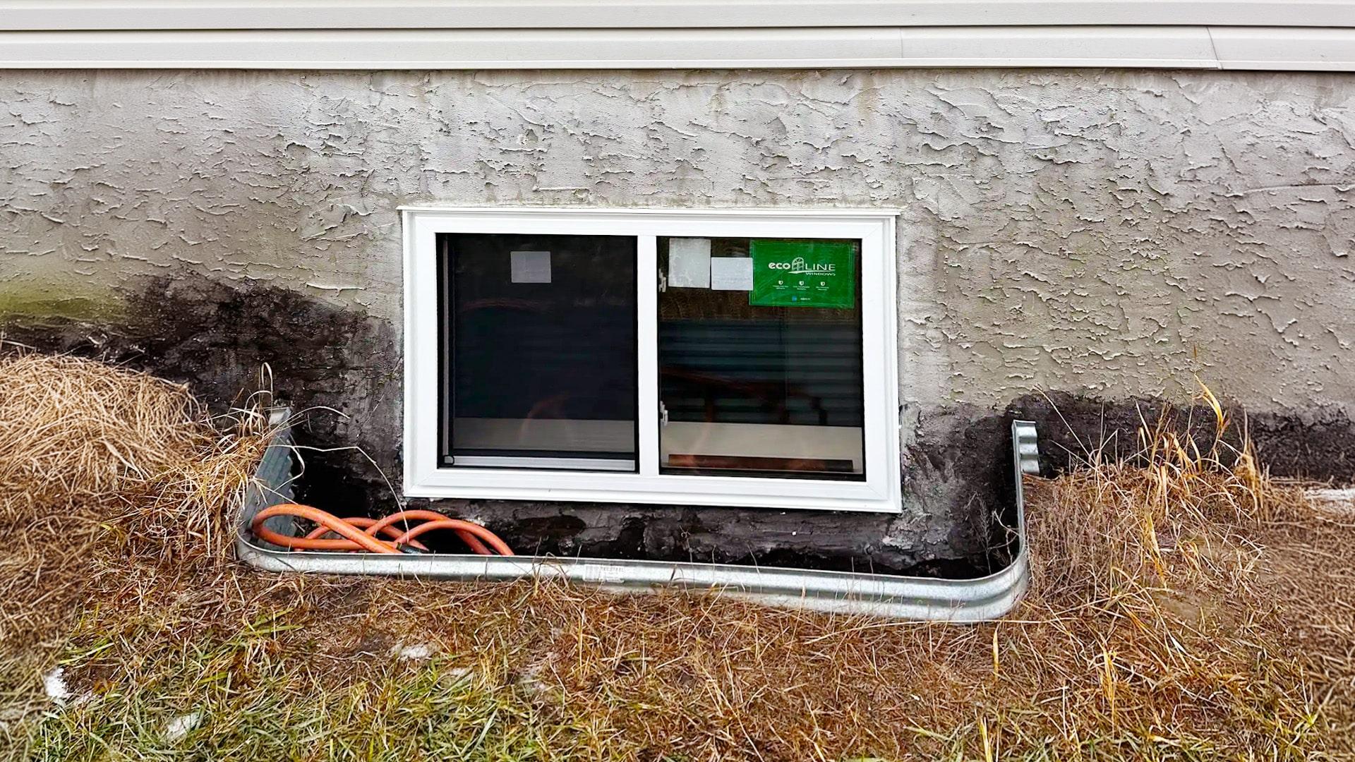 Basement window installation