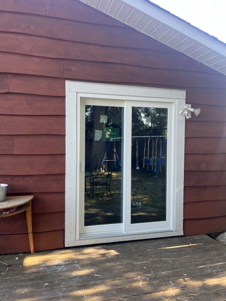 new patio door