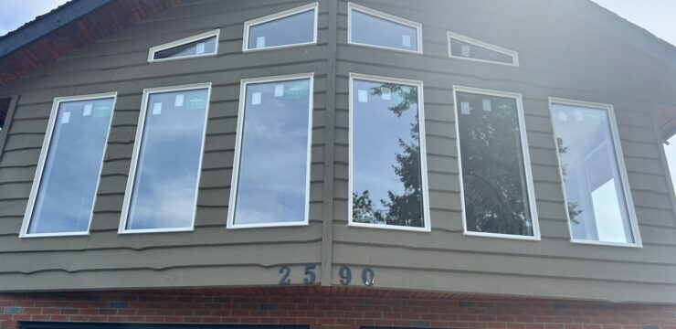 Thumbnail post Custom-Shape Windows Installation. Kamloops, 2024.