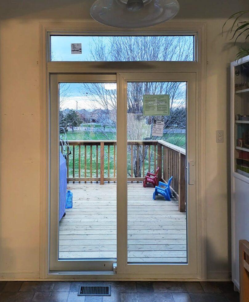 Patio Door inside