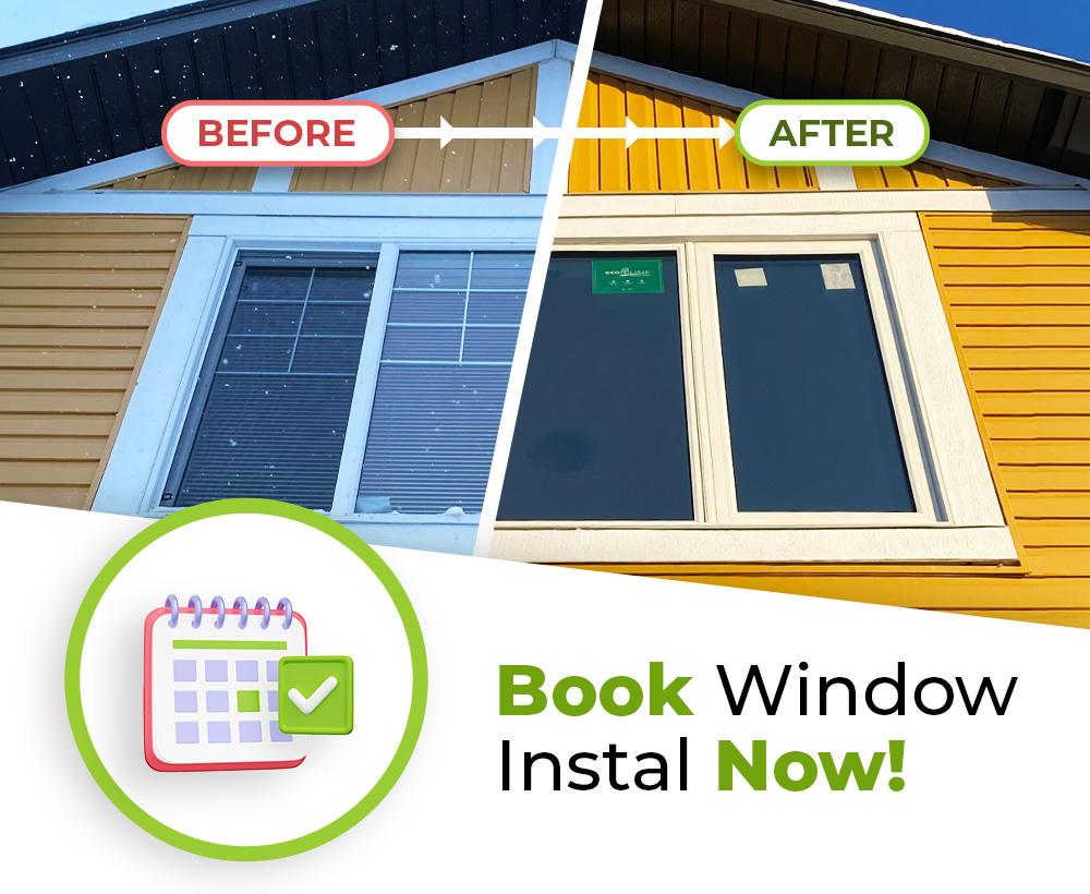 banner book your window instal