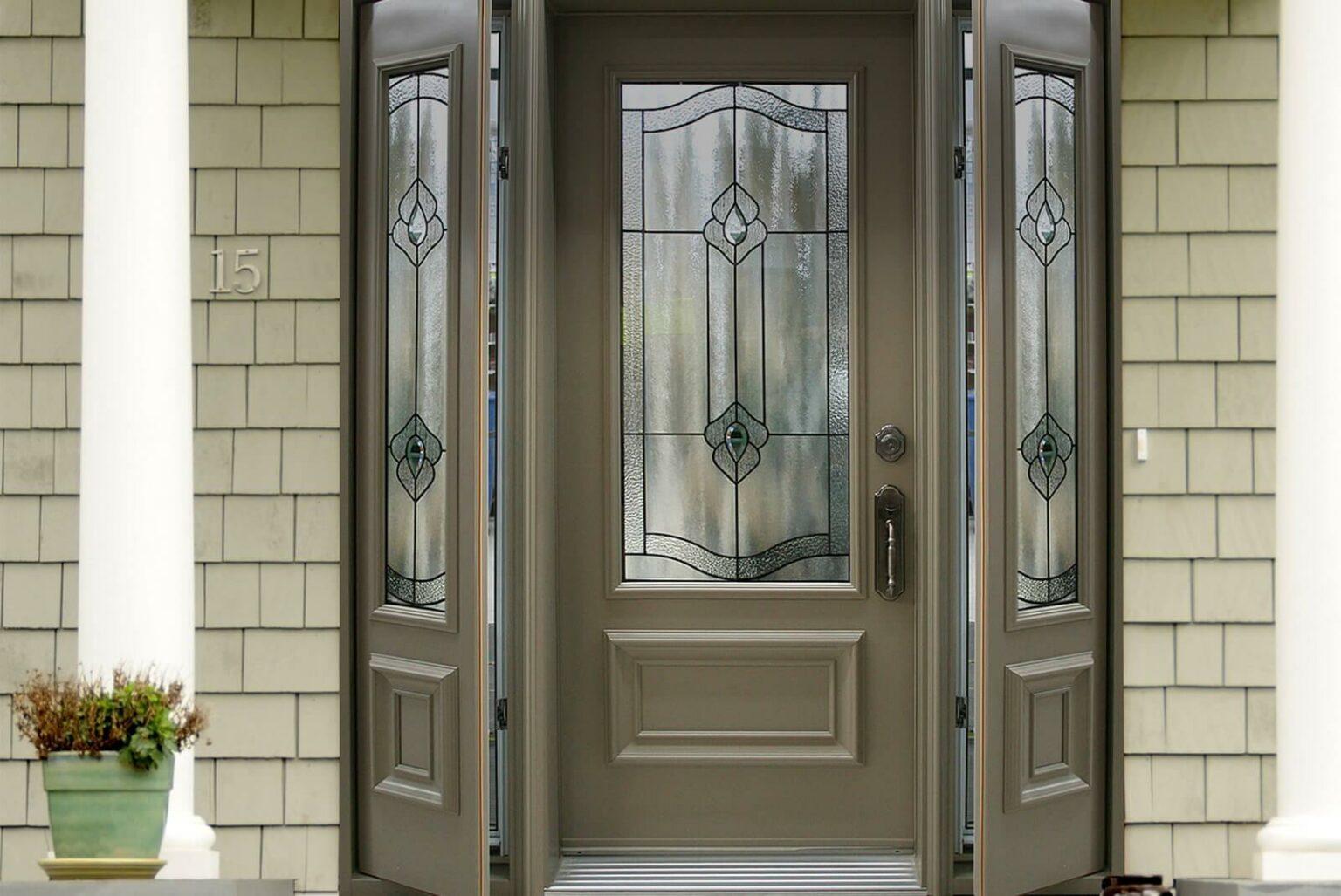 Door with Vented Sidelite - Ecoline Windows