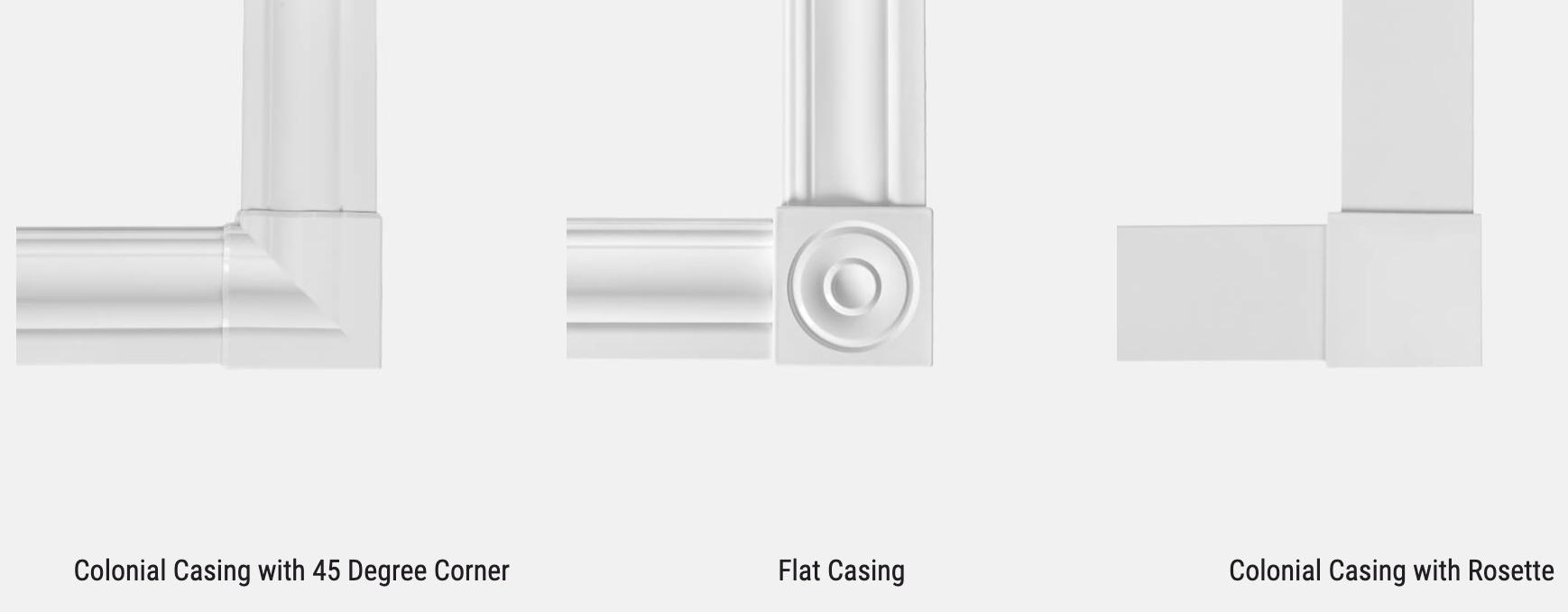 styles of window casing